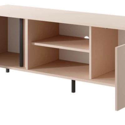 TV-állvány 153 cm SLOCOMB - bézs