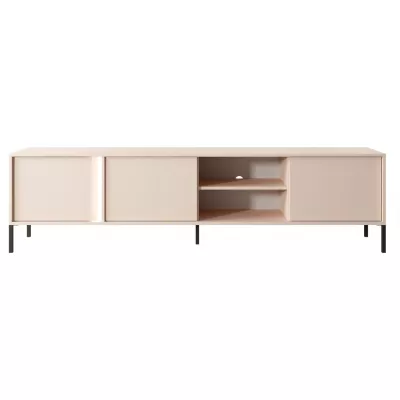 TV-állvány 203 cm SLOCOMB - bézs