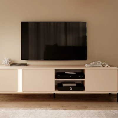 TV-állvány 203 cm SLOCOMB - bézs