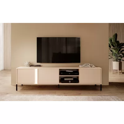 TV-állvány 203 cm SLOCOMB - bézs