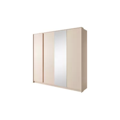 Nagy tükrös gardrób 220 cm SLOCOMB - bézs