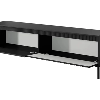 Széles TV-állvány 187 cm MOULTON - fekete