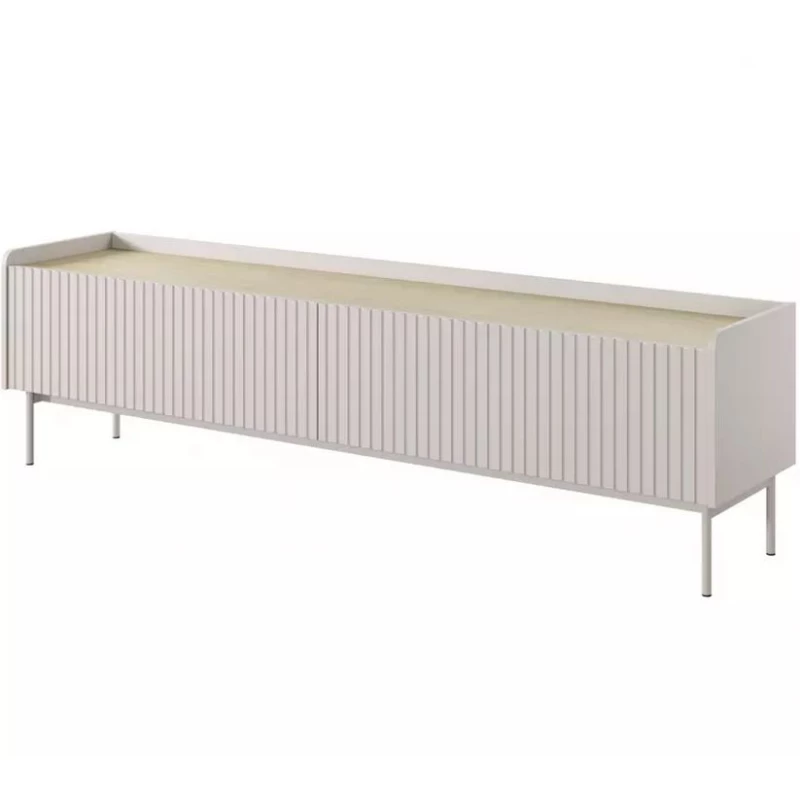TV-állvány 153 cm MATION - skandináv tölgy / bézs