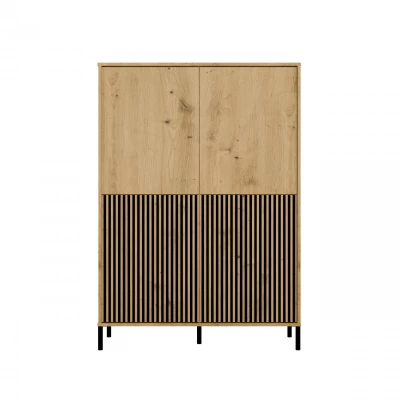 Négyajtós polcos elem 104 cm ELBA - artisan tölgyfa