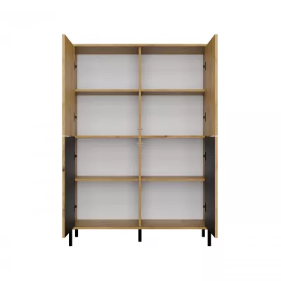 Négyajtós polcos elem 104 cm ELBA - artisan tölgyfa