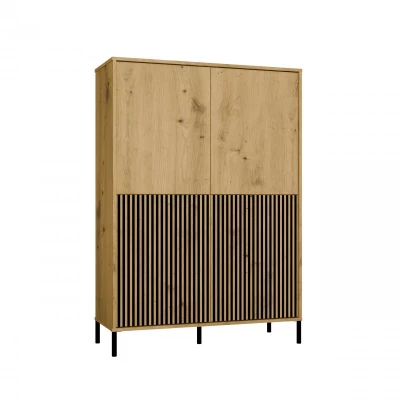 Négyajtós polcos elem 104 cm ELBA - artisan tölgyfa