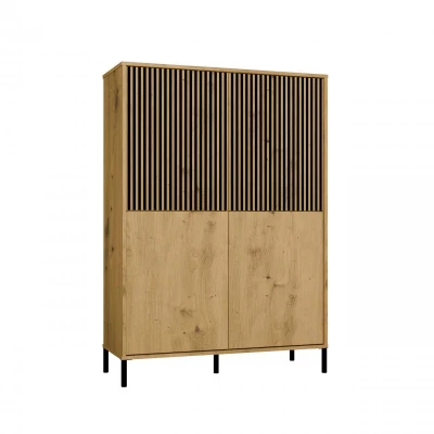 Négyajtós polcos elem 104 cm ELBA - artisan tölgyfa