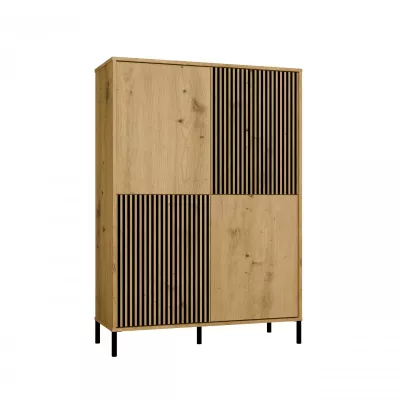 Négyajtós polcos elem 104 cm ELBA - artisan tölgyfa