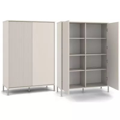 Magas polcos szekrény 104 cm ELBA - kasmír