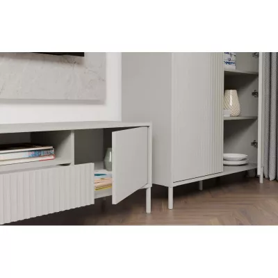 Magas polcos szekrény 104 cm ELBA - kasmír