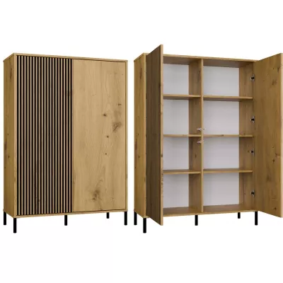 Magas polcos szekrény 104 cm ELBA - artisan tölgyfa