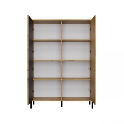 Magas polcos szekrény 104 cm ELBA - artisan tölgyfa