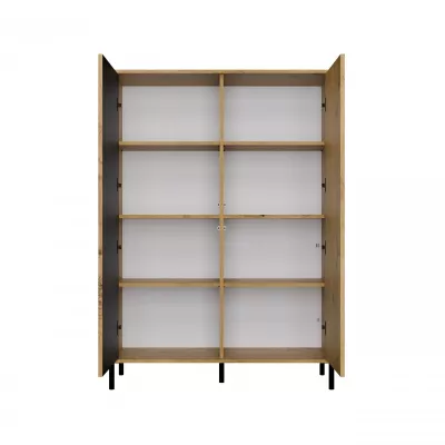 Magas polcos szekrény 104 cm ELBA - artisan tölgyfa