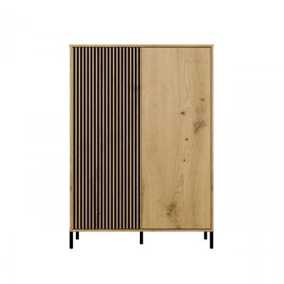 Magas polcos szekrény 104 cm ELBA - artisan tölgyfa