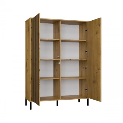 Magas polcos szekrény 104 cm ELBA - artisan tölgyfa