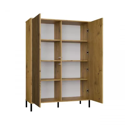 Magas polcos szekrény 104 cm ELBA - artisan tölgyfa