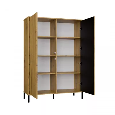Magas polcos szekrény 104 cm ELBA - artisan tölgyfa