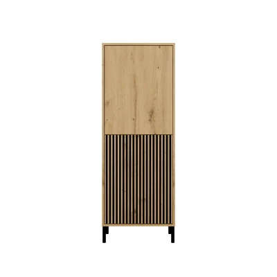 Kétajtós polcos szekrény 54 cm ELBA - artisan tölgyfa