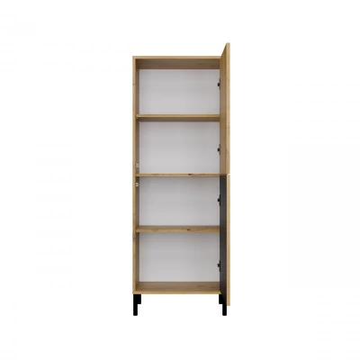 Kétajtós polcos szekrény 54 cm ELBA - artisan tölgyfa