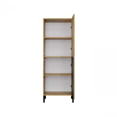 Kétajtós polcos szekrény 54 cm ELBA - artisan tölgyfa