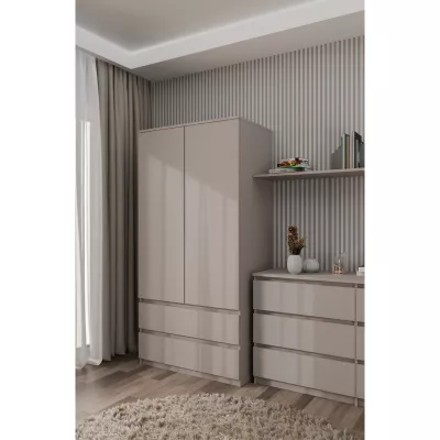 Előszoba gardrób 90 cm TAAVI - szürke