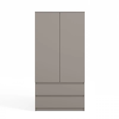 Előszoba gardrób 90 cm TAAVI - szürke
