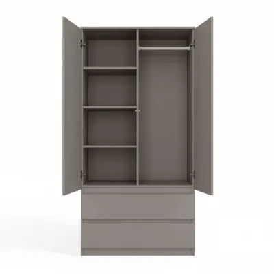 Előszoba gardrób 90 cm TAAVI - szürke