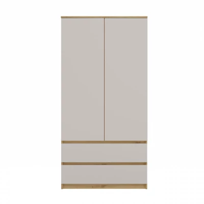 Előszobai gardrób 90 cm TAAVI - artisan tölgy / kasmír