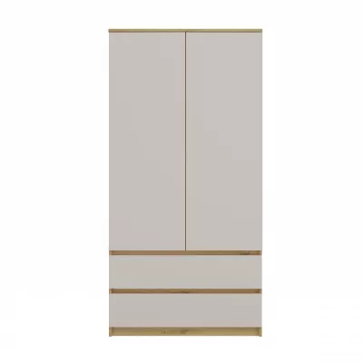 Előszobai gardrób 90 cm TAAVI - artisan tölgy / kasmír