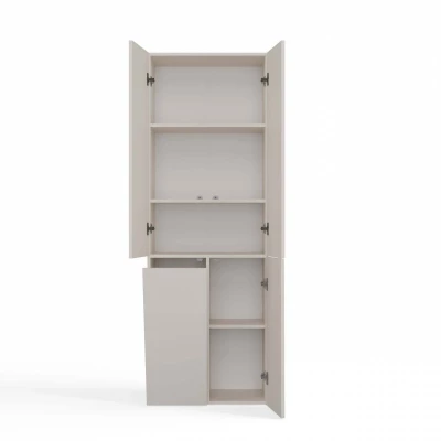 Fürdőszobaszekrény 60 cm szennyestartóval ATSO 5 - kasmír
