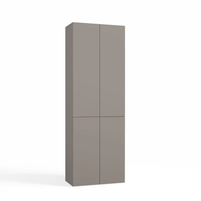 Fürdőszobaszekrény 60 cm szennyestartó kosárral ATSO 5 - szürke