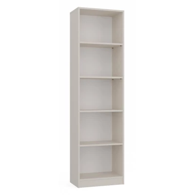 Keskeny könyvespolc RAUNO - 50 cm, kasmír