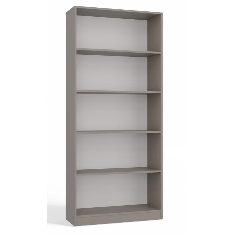 Keskeny könyvespolc RAUNO - 80 cm, szürke