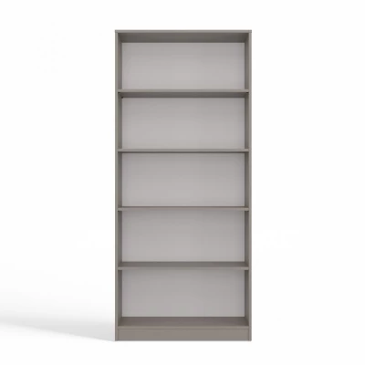 Keskeny könyvespolc RAUNO - 80 cm, szürke