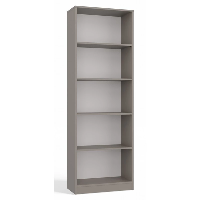 Keskeny könyvespolc RAUNO - 60 cm, szürke