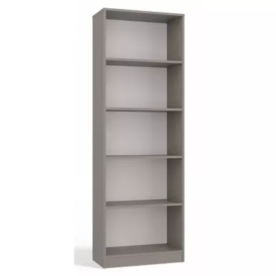Keskeny könyvespolc RAUNO - 60 cm, szürke