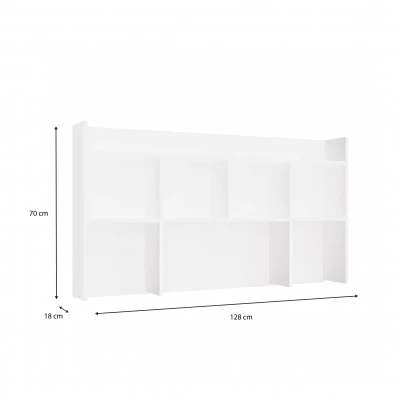Íróasztal hosszabbító 130 cm CULLMAN - fehér Íróasztal hosszabbító 130 cm CULLMAN - fehér