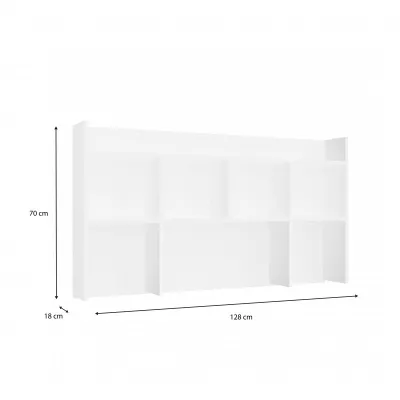 Íróasztal hosszabbító 130 cm CULLMAN - fehér