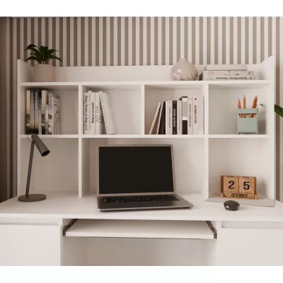 Íróasztal hosszabbító 130 cm CULLMAN - fehér