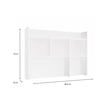 Íróasztal hosszabbító 100 cm CULLMAN - fehér