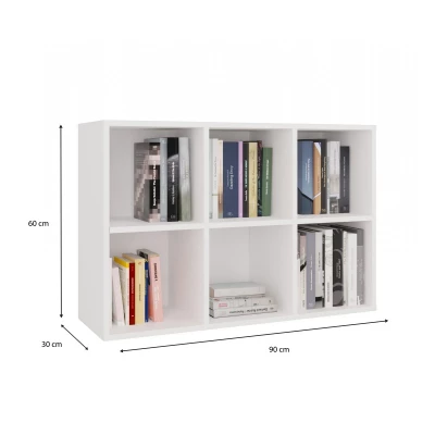 Polcos elem 90x60 cm RAINIS 5 - fehér