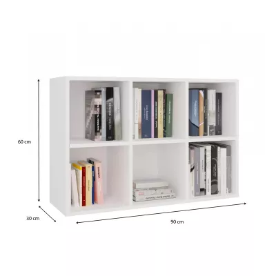 Polcos elem 90x60 cm RAINIS 5 - fehér
