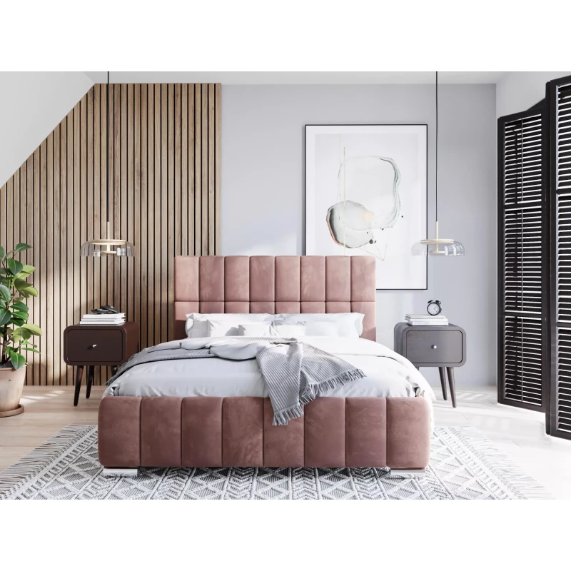 Modern ágy 160x200 ARLETE - rózsaszín