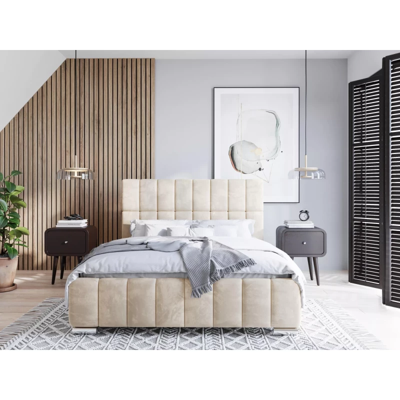 Modern ágy 160x200 ARLETE - krém