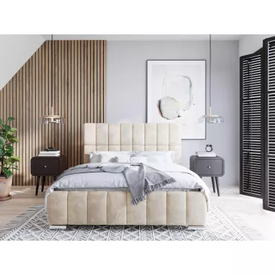 Modern ágy 160x200 ARLETE - krém