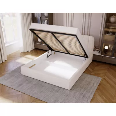 Kárpitozott ágy 160x200 MARGARIDA 2 - fekete