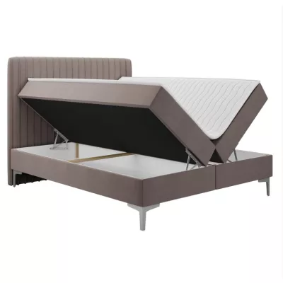 Kontinentális ágy 120x200 HACINA tárolóhellyel - piros