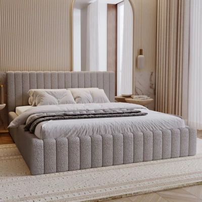 Elegáns egyszemélyes ágy 120x200 TEREZIE 1 - szürke