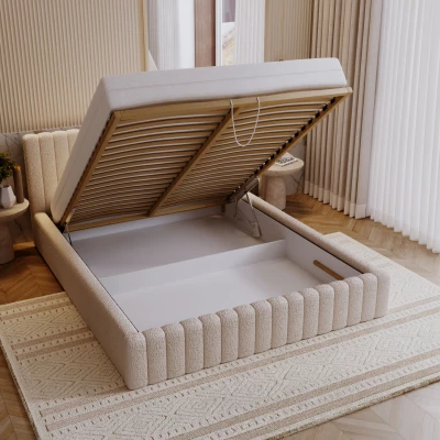 Elegáns egyszemélyes ágy 120x200 TEREZIE 1 - szürke