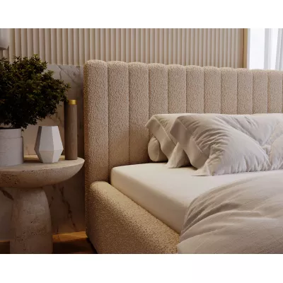 Elegáns franciaágy 140x200 TEREZIE 1 - bézs